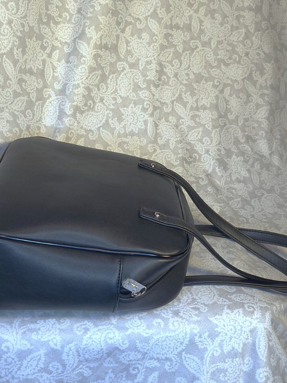 Black Sourpuss Oh the Horror Bowler handbag 10 x 11" with feet - Picture 10 of 14